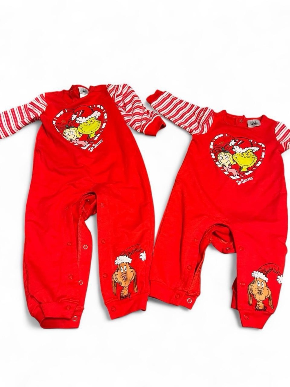 Dr. Seuss Red Grinch Holiday Baby Bodysuit